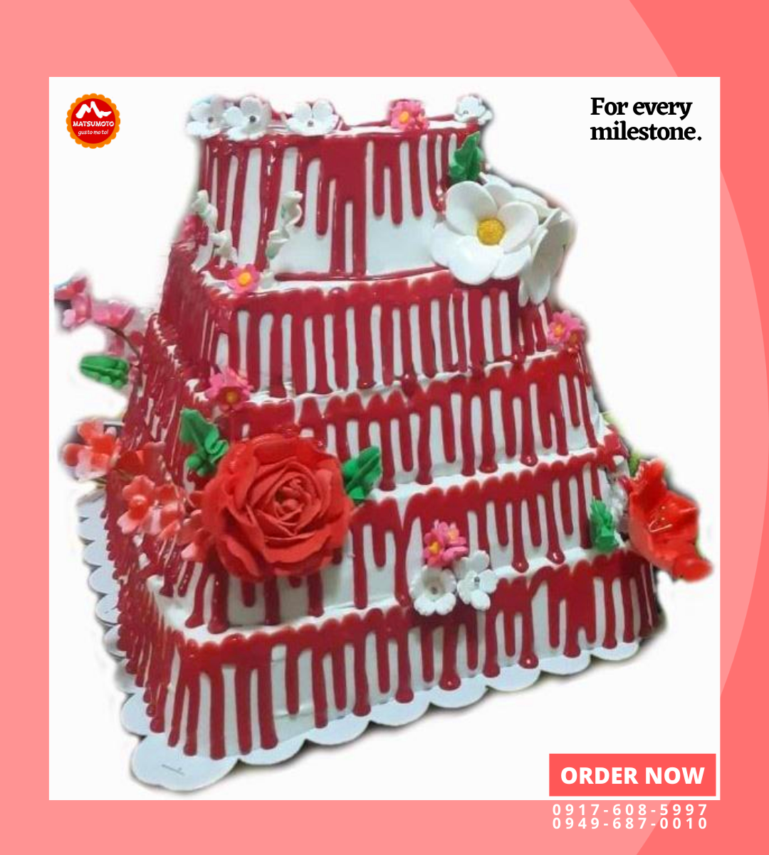 matsumotobakery's tweet photo. Treasure your achievements, no matter how big or small...
Celebrate it with #MATSUMOTO layered cakes, baked for every milestone.
Visit us today/every day and bring delights to your home.
Call us now to place your order at 09176085997 / 09496870010
#gustomoto ๐ฅณ๐ฅฐ https://t.co/hBFLC041v8