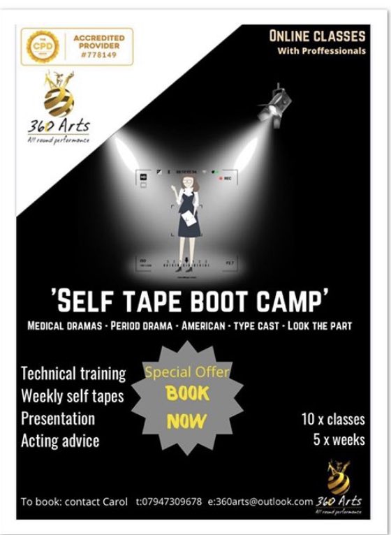 360artsschool's tweet photo. Accredited self Tape Course with 360 Arts Affiliated, award winning writer Director Actor Producer, Mat McPherson

Bookings now open for next cohort.
Monday 10th August 2020

Age 11-17 Mon &amp; Wed 4.30 to 5.30

Adults Mon &amp; Wed 6pm to 7pm

Heavily discounted by 50%
LINKS BELOW ⬇️ https://t.co/93g4P4Syud
