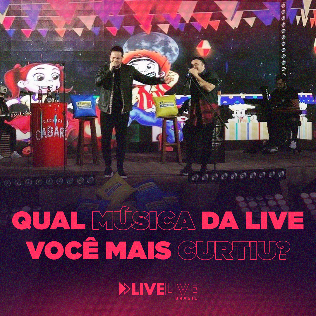 LiveLiveBrasil's tweet photo. Conta pra gente, qual música da live do @matheusekauan você mais curtiu pelo APP? 😍

#liveliveapp #livelivebrasil #livelive https://t.co/82qASnd6Kb
