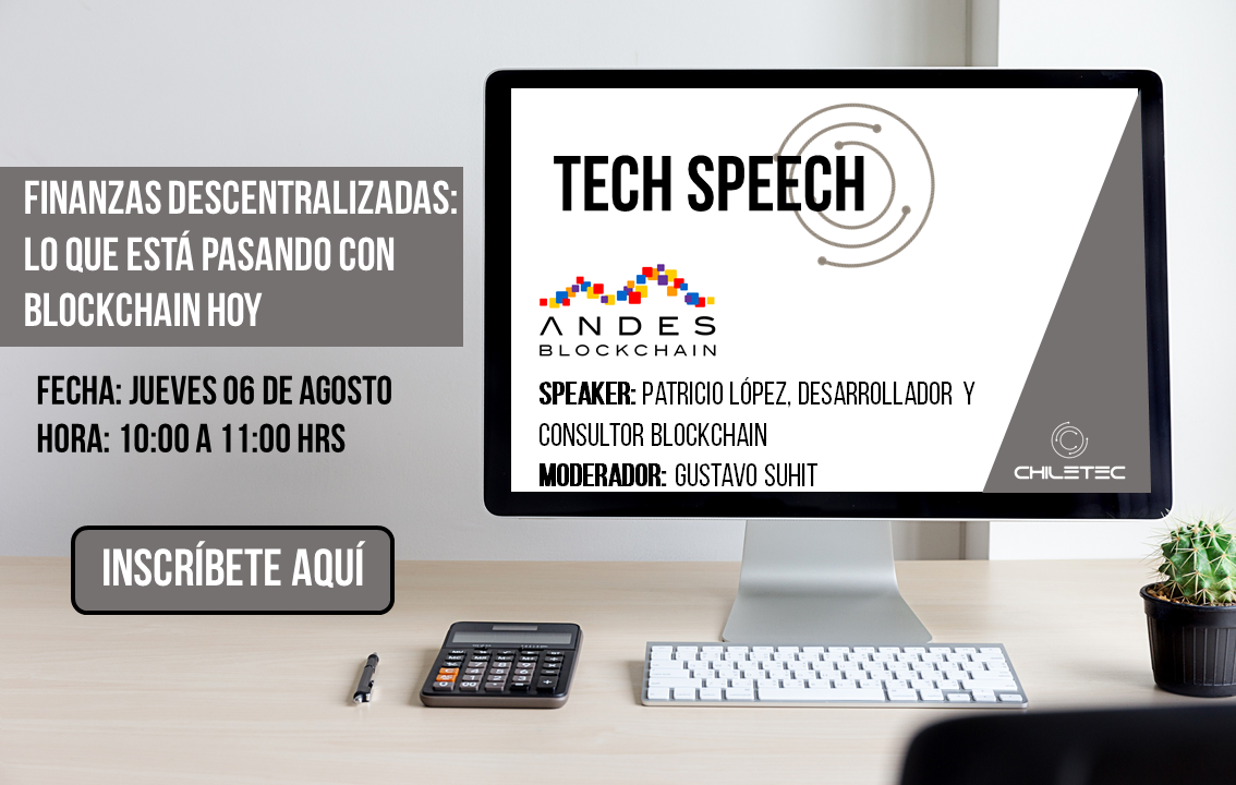 ChiletecOrg's tweet image. Te invitamos a participar de los Webinar Tecnológicos q tenemos programados para ti👉 #TechWebinarChiletec: &quot;Buenas Prácticas para la Venta Remota B2B&quot;  y #TechSpeechChiletec: &quot;Finanzas Descentralizadas: Lo que está pasando con blockchain hoy&quot; Más info 👉chiletec.org/eventos