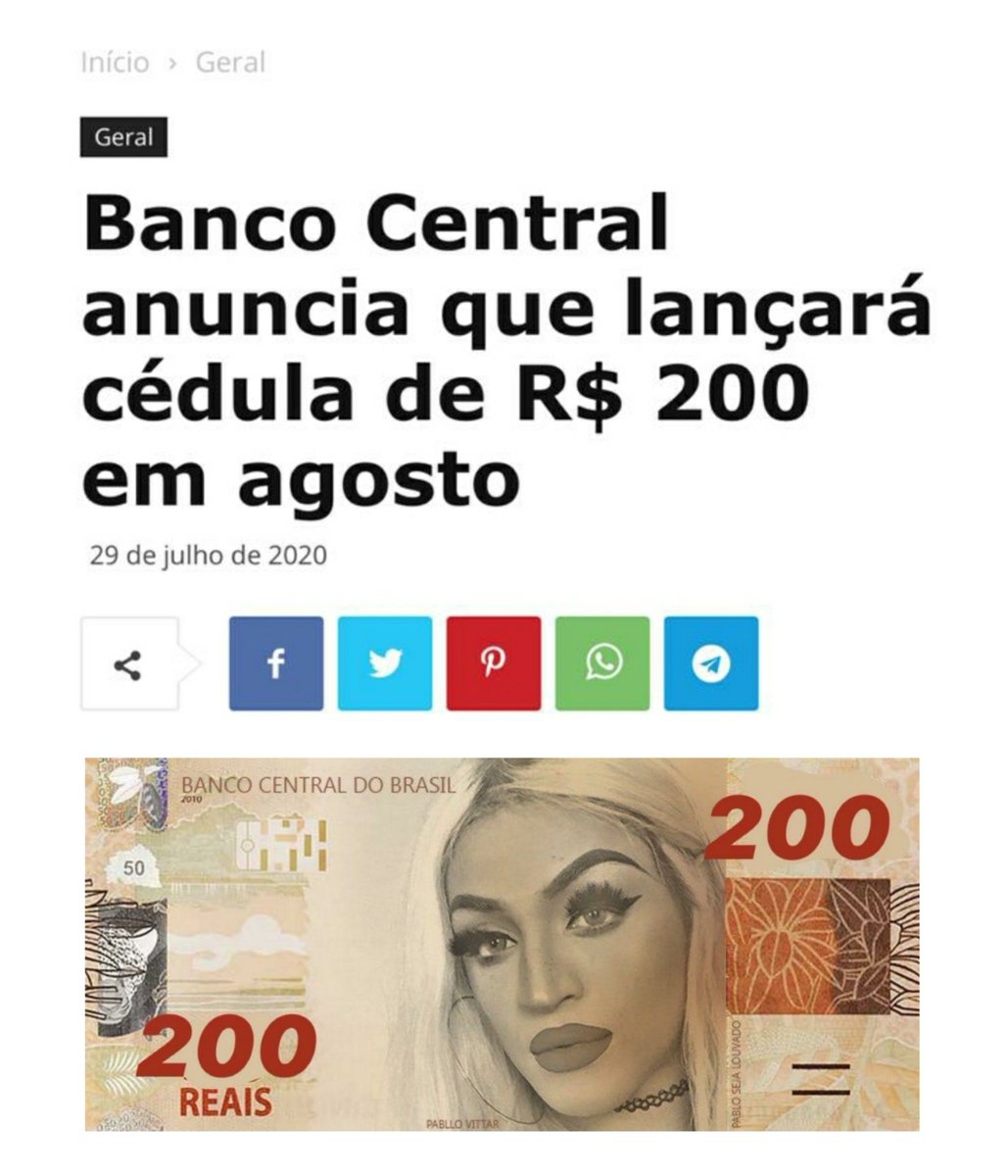 mhm_ce's tweet photo. 🌈 R$200
A nota de 200 tá BABADO.
💰
💰
💰
#PabloVittar #Fortaleza #CoronaVirus #ForaBolsonaro #QuartaDeTremuraSDV  #PoderLGBTQ #BiscoitoLGBTQ #BiscoitoNasPoc #FreeFire https://t.co/pilo0d7P2D
