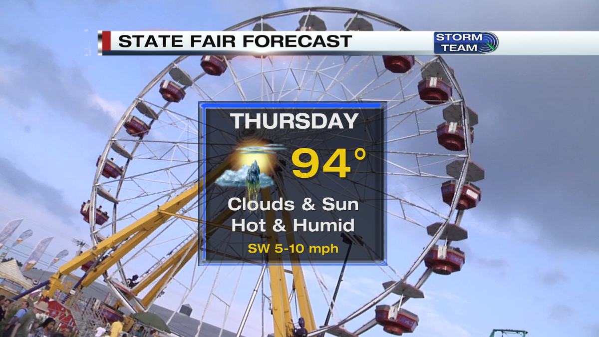 DanielJohnsonWx's tweet photo. The Delaware State Fair still has a few days to go! Another #hot one tomorrow. #DEStateFair #humid https://t.co/JI8SDXYTLb