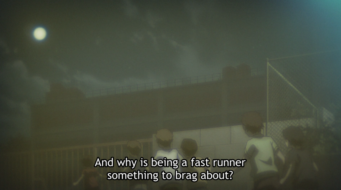 That phase was particularly bad for Subaru because of the father he had to live up to. That's why he took on his boisterous personality & amplified it, looking for attention. I love this sequence as it contextualizes well his personality and over-the-top attitude throughout S1.