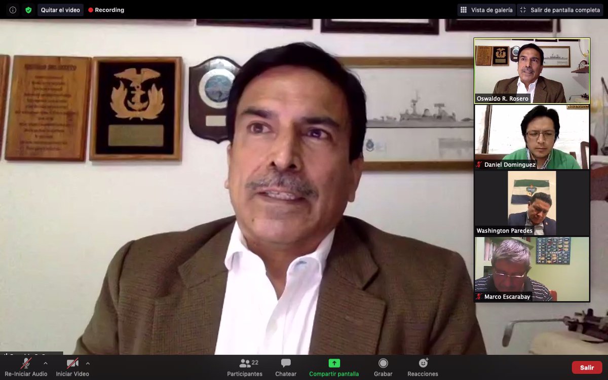 Oswaldo Rosero, especialista en control marítimo, manifestó que es necesario tener y aplicar una política más fuerte en temas marítimos, turísticos, de pesca y seguridad en #Galápagos. Agregó que para enfrentarse a un gigante como #China, debe haber una respuesta regional digna.