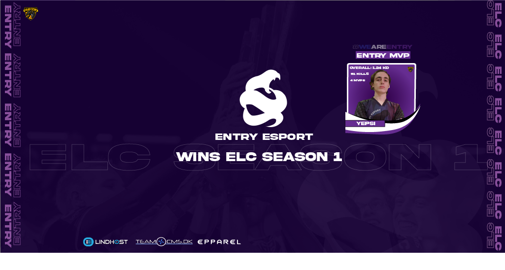 EntryEsports's tweet photo. WE WIN ELC SEASON 1! 💜🖤😍
Proud of our R6 squad for proving their worth in the last couple of weeks. 💜🖤

@Shruho 
@yepsiR6 (MVP) 👑
@patrogueR6 
@LukaTodu 
@DoctormontyR 

also a huge thanks to our stand ins!
@Epzi_R6 
@LukiR6_ 
@m1ghty2k 
@KiddowR6 
@houdo_r6 

#WeAreEntry💜 https://t.co/pZoXWS5kE7