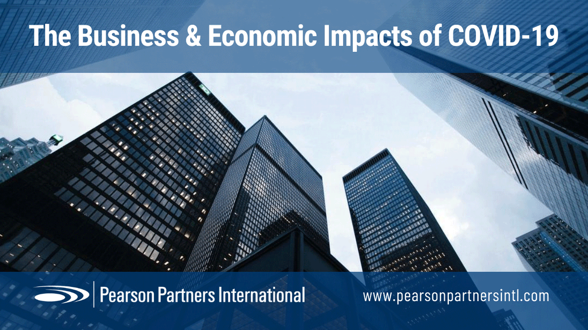 The Business &amp; Economic Impacts of COVID-19 | Pearson Partners white paper studying insight from over 500 business leaders. bit.ly/covid_impacts
#businesscontinuity #forecast #recovery #executivesearch #covid19