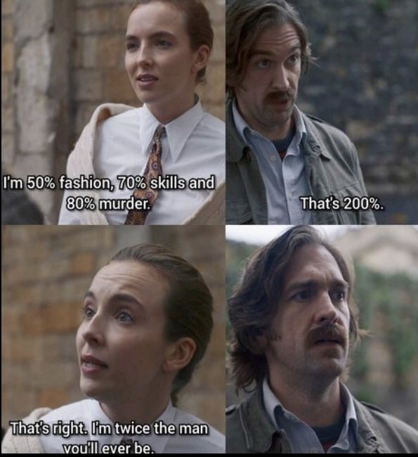 chapmvns's tweet photo. Oof I haven’t been on this in a while , I recently finished killing eve and now I’m addicted , anyway here’s some memes 😸 

#KillingEve #killingevememes #evepolastri #villanelle #villaneve  #jodicomer #sandraoh https://t.co/4paVNwt4wA