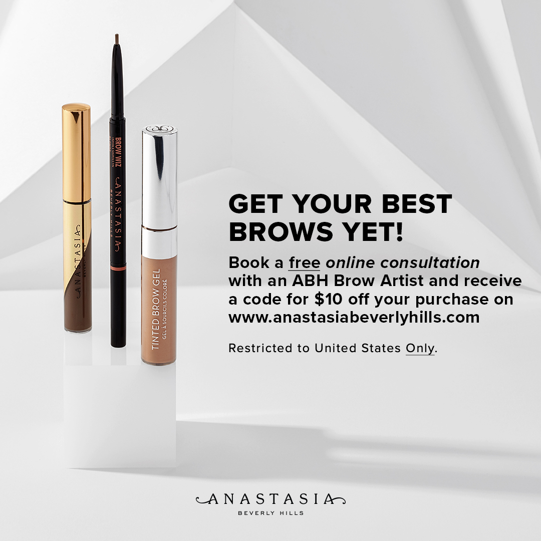 ABHcosmetics's tweet photo. Book a FREE online consultation with an ABH Brow Artist and receive $10 off your purchase. Reserve your spot today! (Restricted to US Only)

https://t.co/B6NrnxlcvQ https://t.co/lzt6tS0222