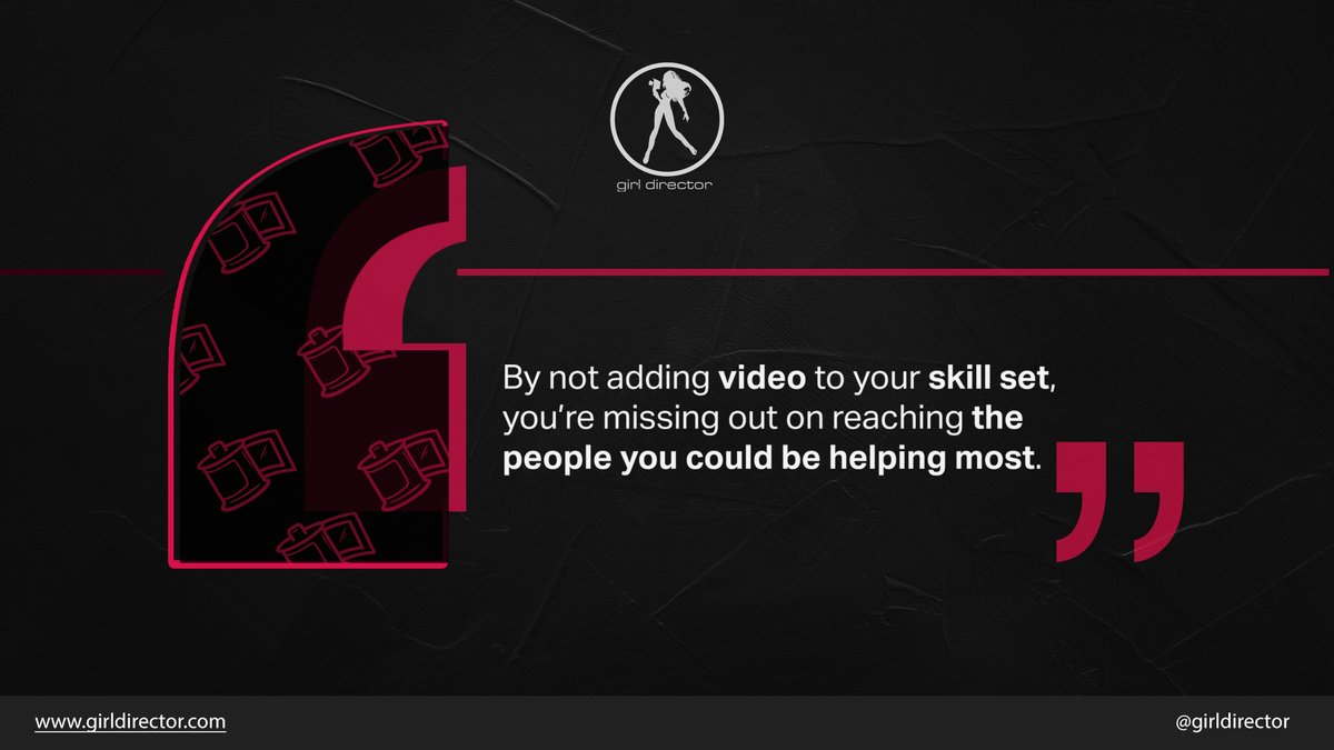 girldirector's tweet photo. Visual content is more than 40 times more likely to get shared than all-text content...🤗😇

Don't miss out on video content!! https://t.co/WSyflmawZR