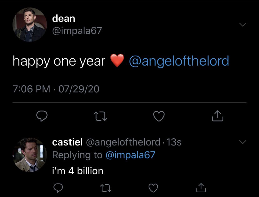 thread of spn characters if they had twitter accounts because i’m bored 