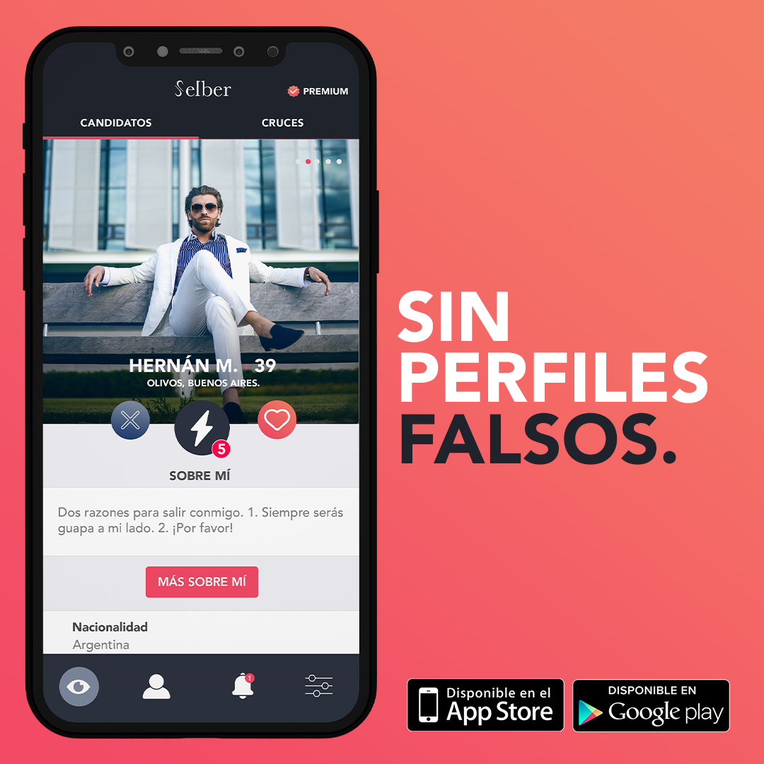 SelberApp's tweet photo. ¿Sabías que en #Selber no hay perfiles falsos? Sí, así es. Nos tomamos el tiempo en verificar cada uno de los perfiles para que vos tengas la mejor experiencia al deslizar. ¿Aún no descargas Selber? No esperes más y contectá con gente que se interesa en vos. https://t.co/byQ75W1NuI