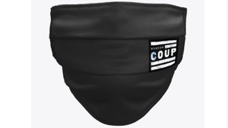 Status Coup face masks for sale at https://teespring.com/stores/status-coup