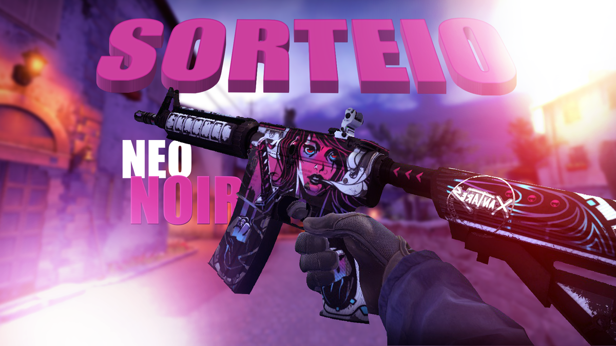 Para começar a loja de vez, um sorteio de uma M4A4 Neo-Noir de R$84,00!! 🤩

Para participar siga os passos a baixo:

- Marcar 2 amigos
- RT neste tweet
- Nos seguir no twitter
- Entrar no discord da loja: discord.gg/WJsGTXZ
- Se inscrever no canal: youtube.com/channel/UCbLLQ…