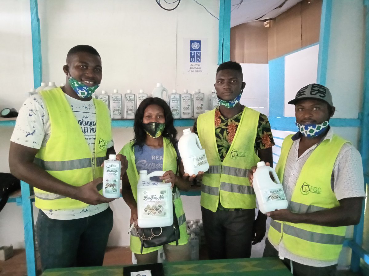 PNUDCameroun's tweet photo. With support from @UNDP /MINJEC, Family Green Corporation has been able to produce 360 liters of organic fertilisers, 180 liters of organic pesticides, retrieved & valorized 1ton of waste & 600kg of invading plants to enhance organic agro inputs
@JLStalon
@youthconnektcm https://t.co/48MVmVwNuc