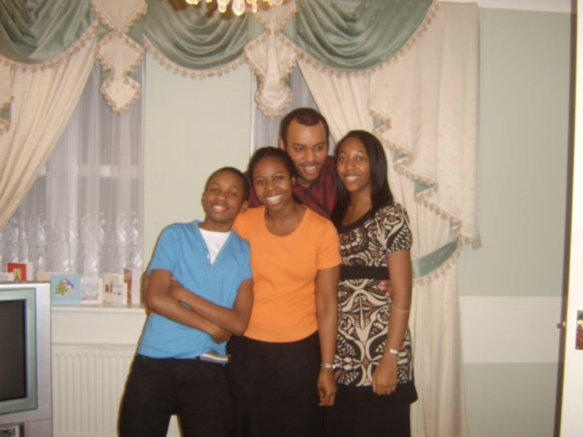 So the reason I stress my family home and the tranquility is because that contrasts with my dad's childhood. I was able to excel with my studies, undeterred. 4/14