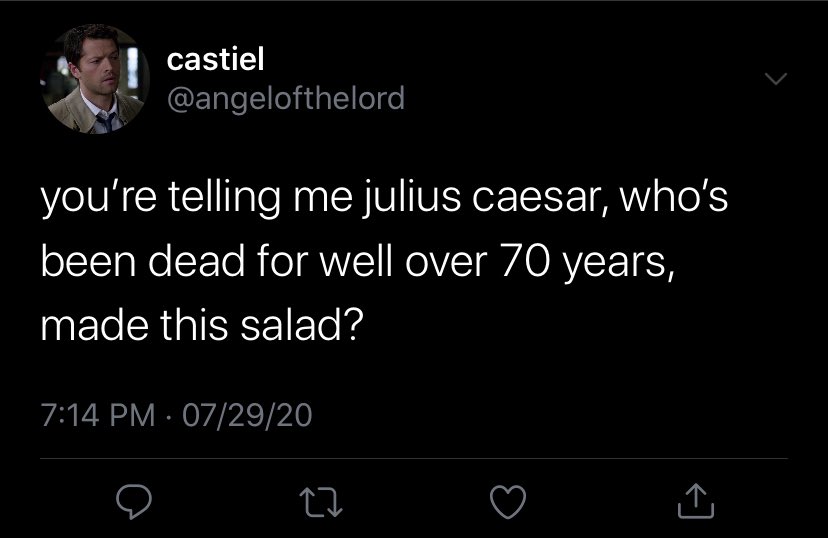 thread of spn characters if they had twitter accounts because i’m bored 