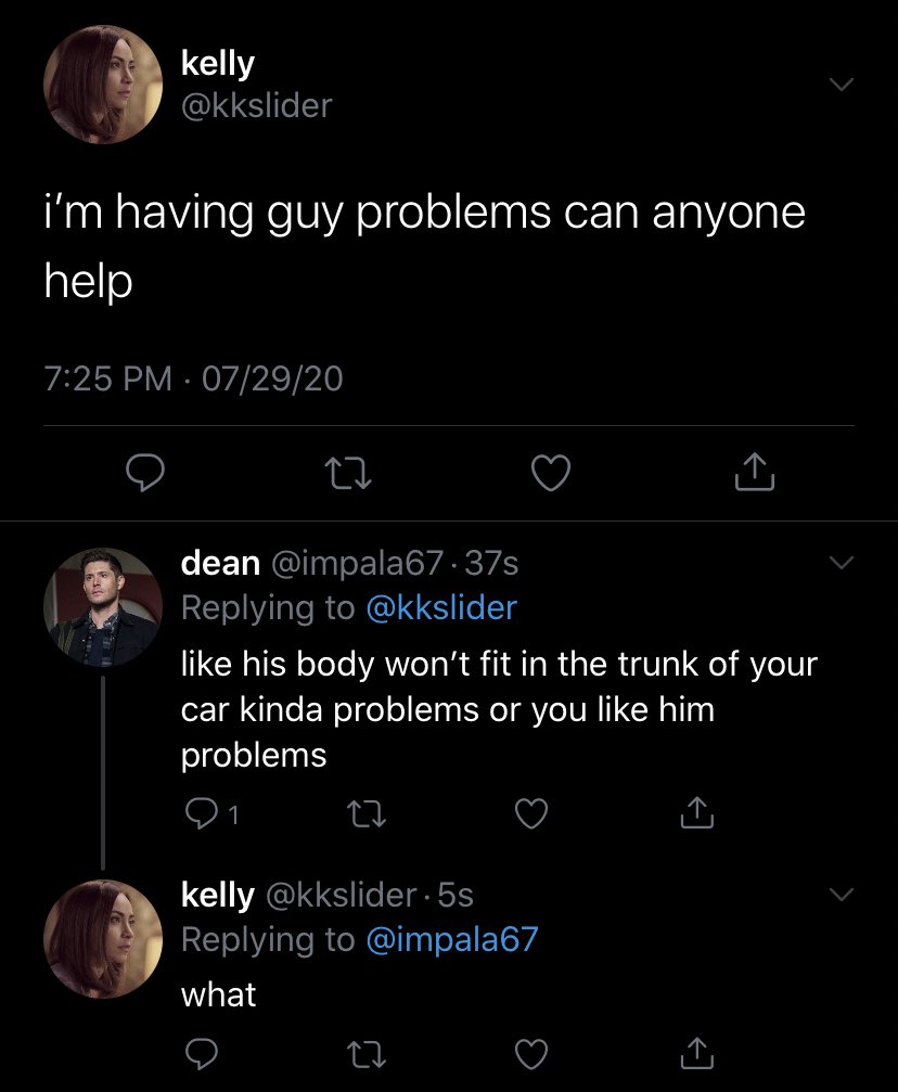 thread of spn characters if they had twitter accounts because i’m bored 