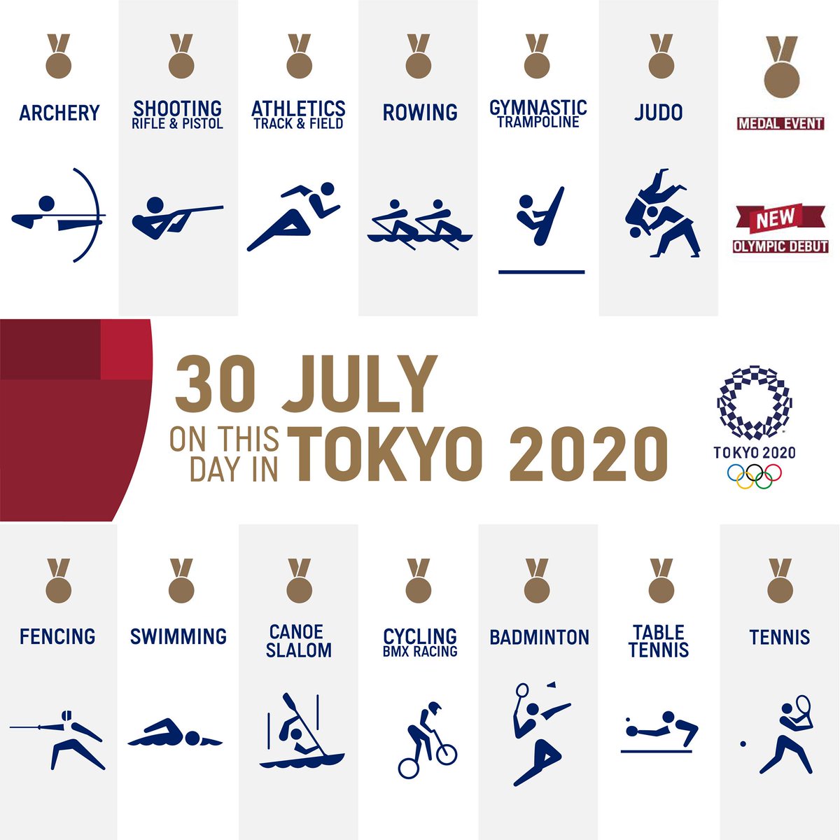Olympic schedule 2021