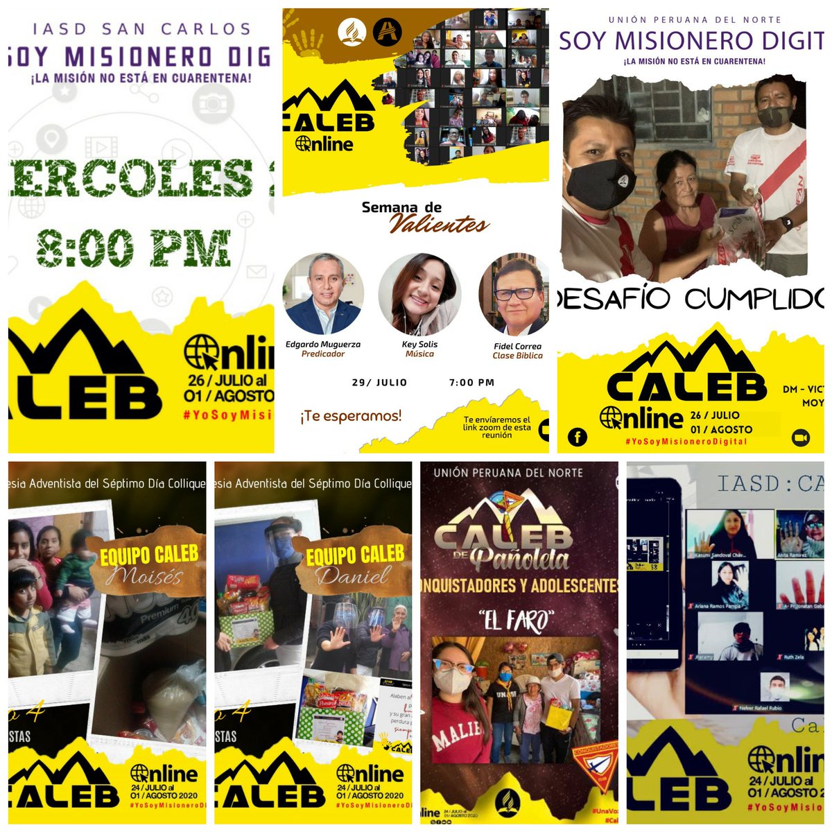 sandry_tabare's tweet photo. Cada día cumpliendo compartiendo porque no la misión no era en cuarentena #CalebOnlineUPN #UnaVozDeEsperanza @AdventistasUPN https://t.co/tvI98J0LCk