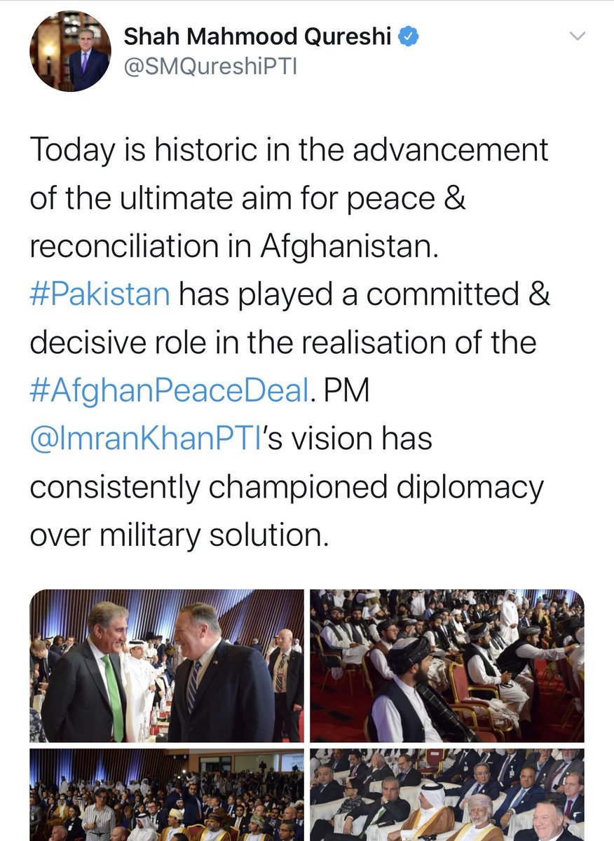 Pakistan under  @ImranKhanPTI’s leadership also started exercising scalability to enhance Country’s Softer Image by offering Peace Treaty Btw The US & Talibans which was lauded worldwide despite being criticised by The Opposition.