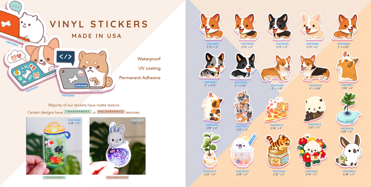 thousand_skies's tweet photo. Made a stickers catalog, didn't feel like I have that many but... lol https://t.co/5RKvHpAF8r