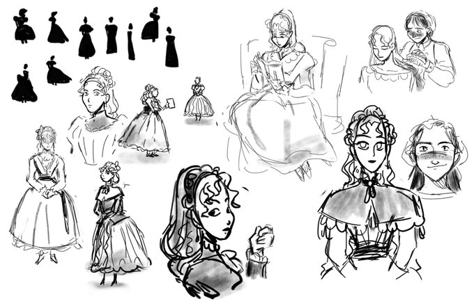 *regurgitates old character design assignment* lemme tell you trying to explain the plot of Fingersmith in class and opening with: "They are Victorian Era Lesbians but make it Crime/Mystery" was something I said and did 