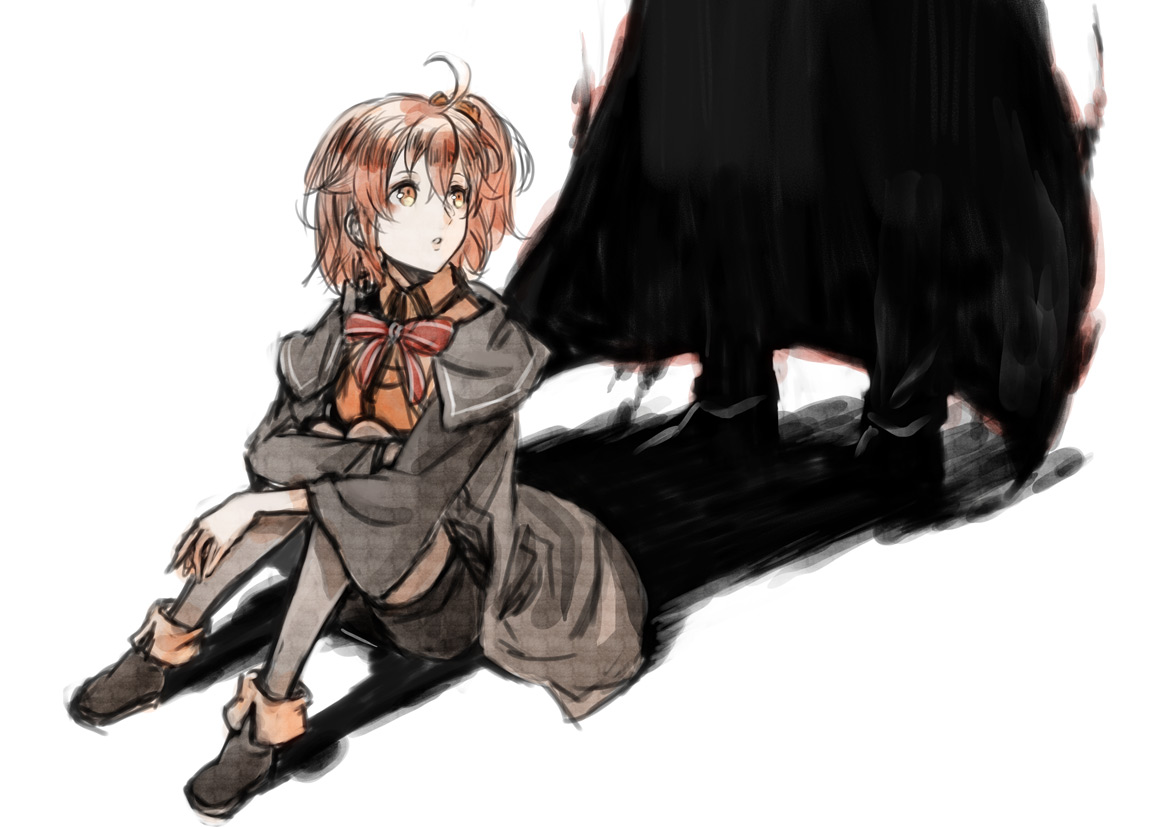 寄り添う影 ぐだちゃんが元気のない時や辛そうな時に影から出てきてそっと一緒にいて にくきゅうのイラスト 寄り添う影 ぐだちゃんが元気のない時や辛そうな時に影から出てきてそっと一緒にいて にくきゅうのイラスト