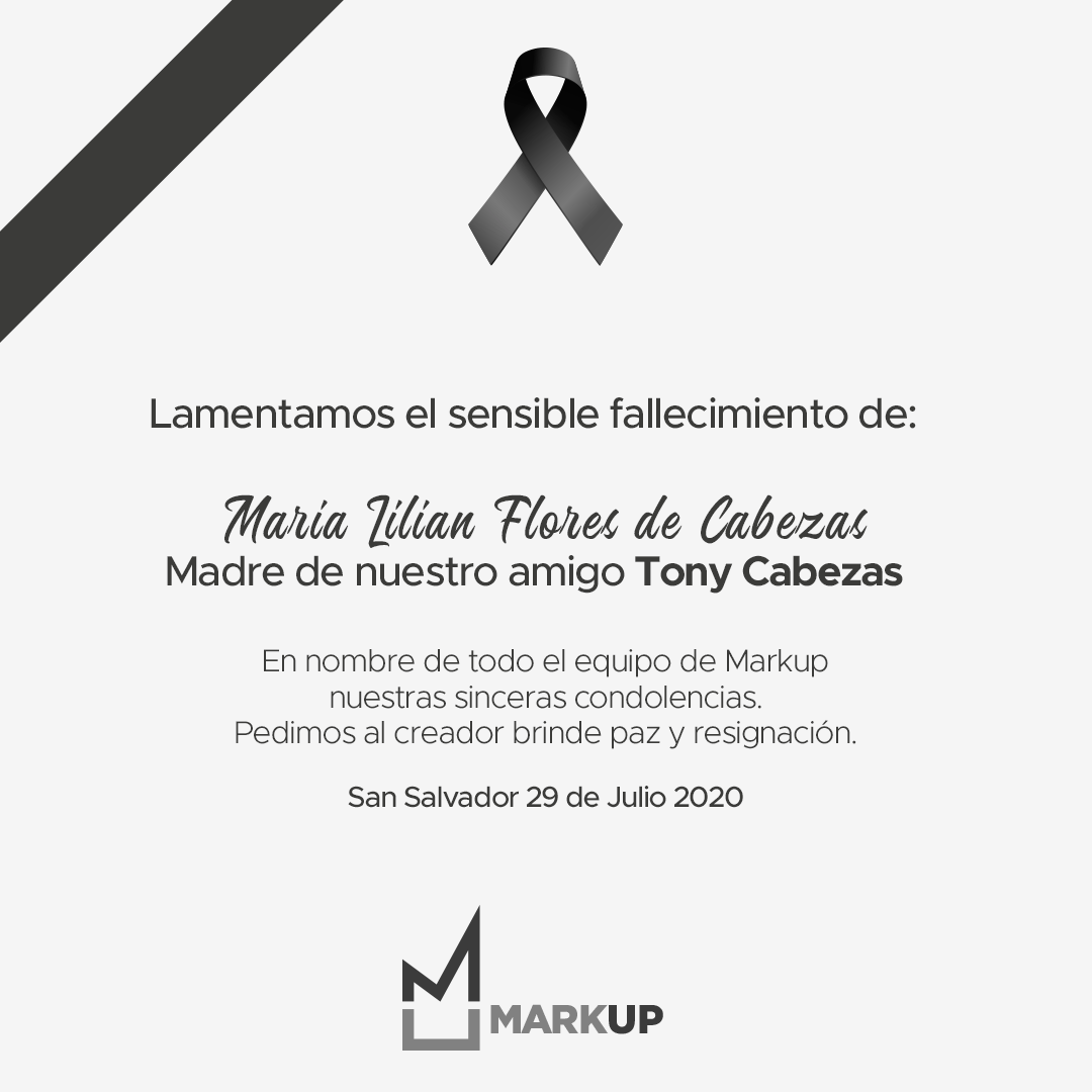 GrupoMarkUp's tweet photo. Estimado amigo @tonyheads en nombre de nuestro equipo de trabajo te brindamos nuestras más sinceras condolencias. Dios con ustedes para darles fortaleza. @dianavytony https://t.co/VX0QfKEqVc