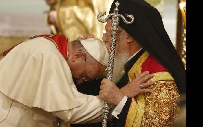 So, to go back to our opening question. The Pope of Rome is indeed the most senior hierarch based on the direct pronouciation of Christ, but let’s not forget forget that by tradition, he has an older brother in Constantinople!