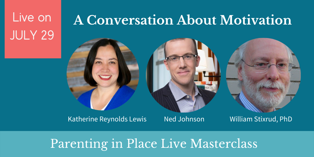 Who wants to log on with me?! William Stixrud and @nedjohnson @selfdrivenchild and <a href="/KatherineLewis/">Katherine X Lewis 雪 怡 (she/her)</a> on MOTIVATION: How to boost our kids' drive, agency, and personal growth even when things are hard. 8pm EST /5pm PST register here: parentinginplacemasterclass.com Replays available!