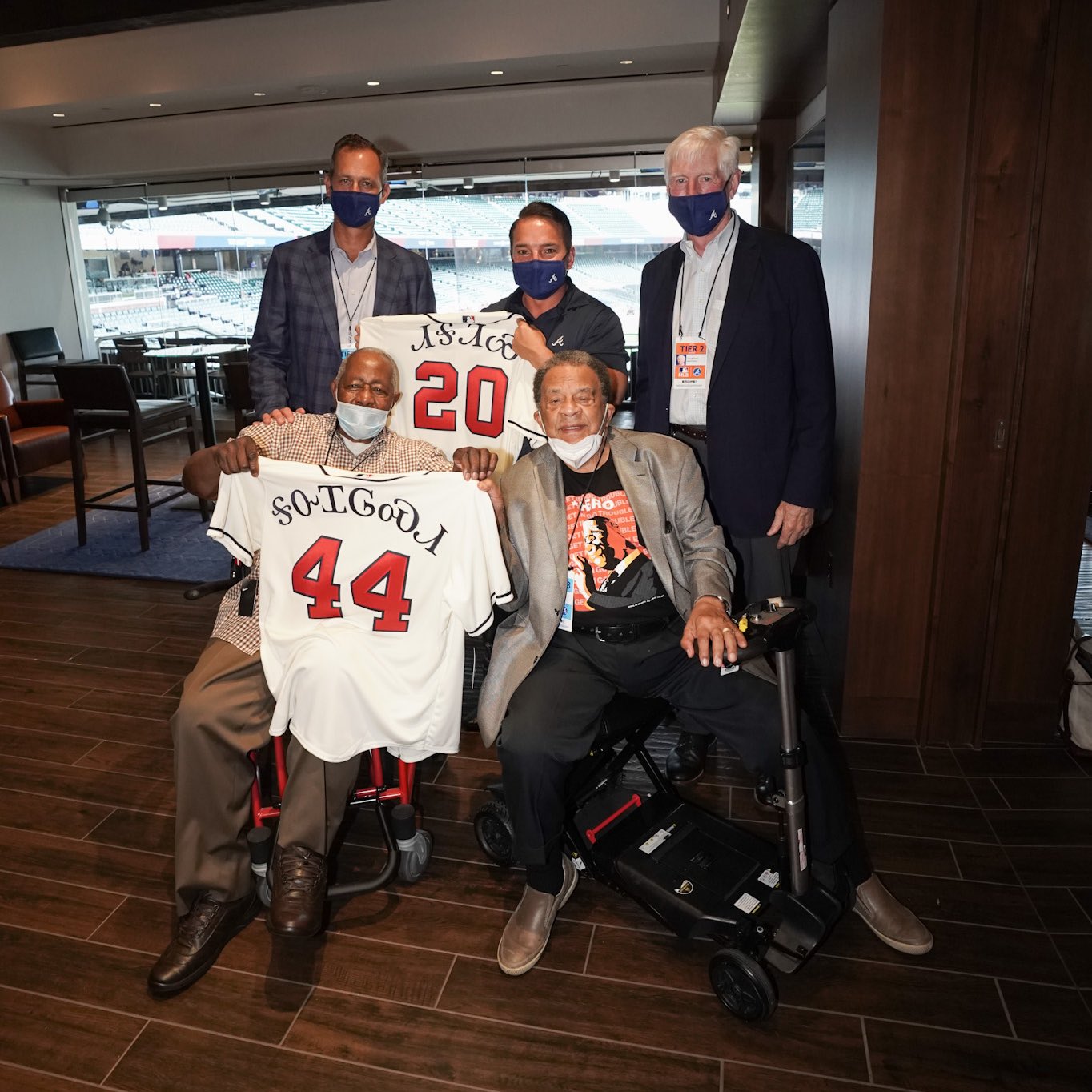 Atlanta Braves on X: Before tonight's game, @HenryLouisAaron, Ambassador  Andrew Young and Braves executives welcomed Principal Chief Richard Sneed  of the Eastern Band of Cherokee Indians to @TruistPark. The names on the
