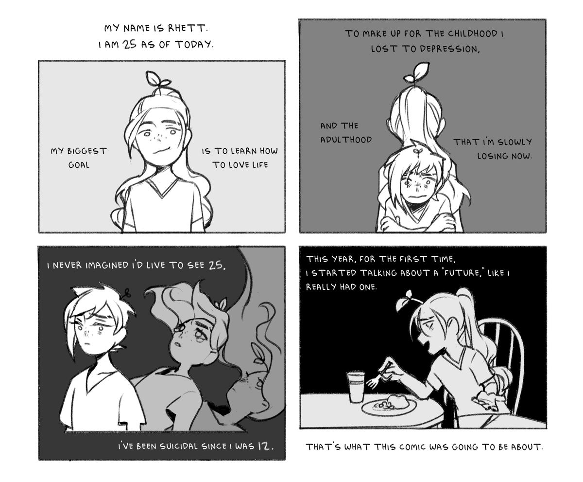 a comic about living.(1/4)