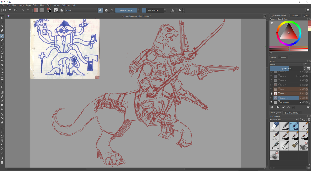 BeaverWizard's tweet photo. My entry for the contest, hope you like it. This project has definitely highlighted areas of my skills that need work. #RedrawJazzasArt https://t.co/OEhkQ3qTDS
