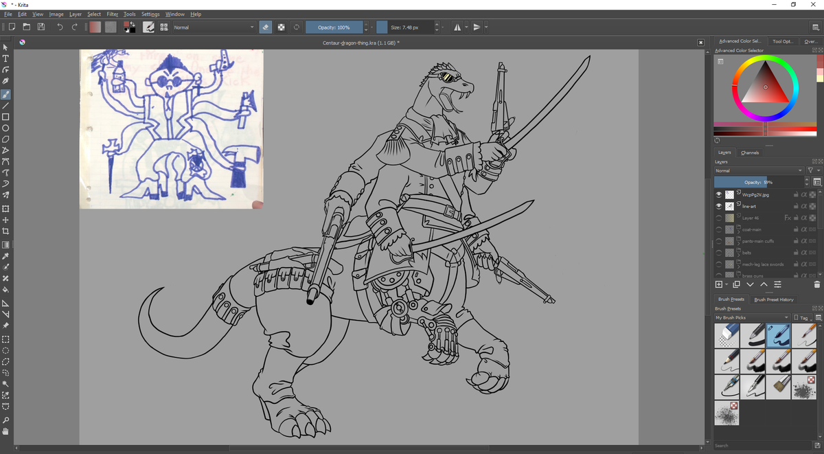 BeaverWizard's tweet photo. My entry for the contest, hope you like it. This project has definitely highlighted areas of my skills that need work. #RedrawJazzasArt https://t.co/OEhkQ3qTDS