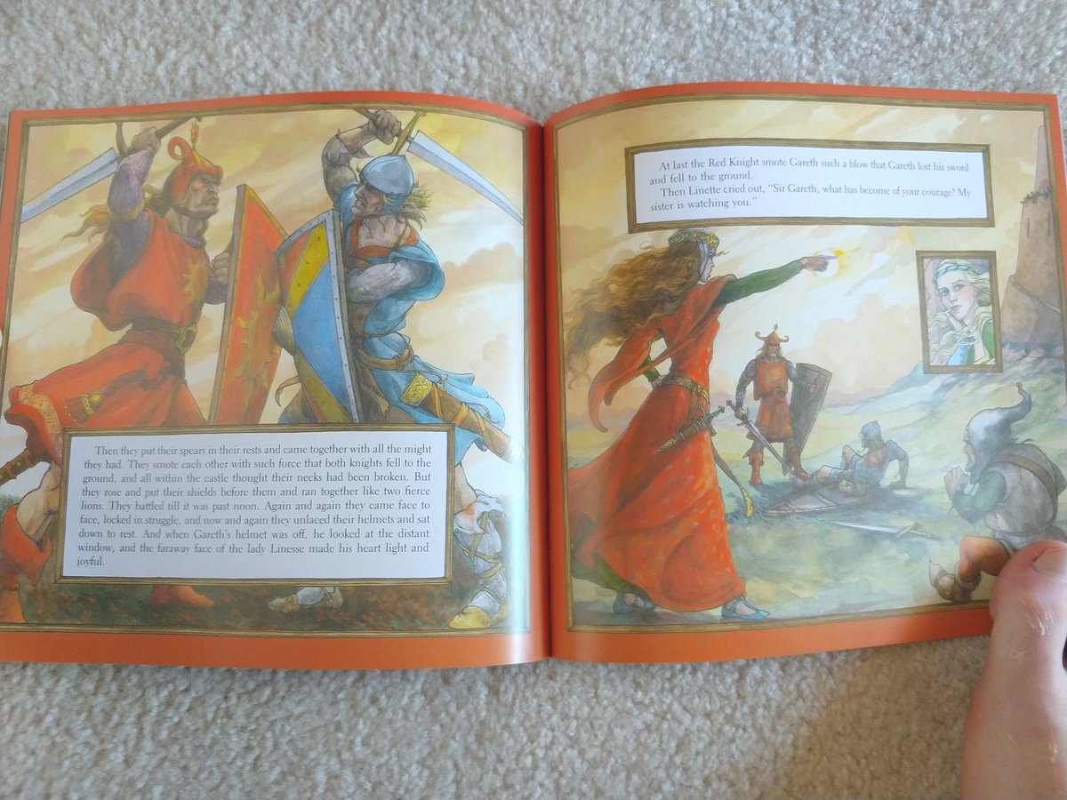 26. The Kitchen KnightThis is another Hodge/Hyman collaboration, this time retelling part of the story of Gareth from the Matter of EnglandAnother entry in my Good Things are Good early childhood curriculum, upon which I shall expound going forward