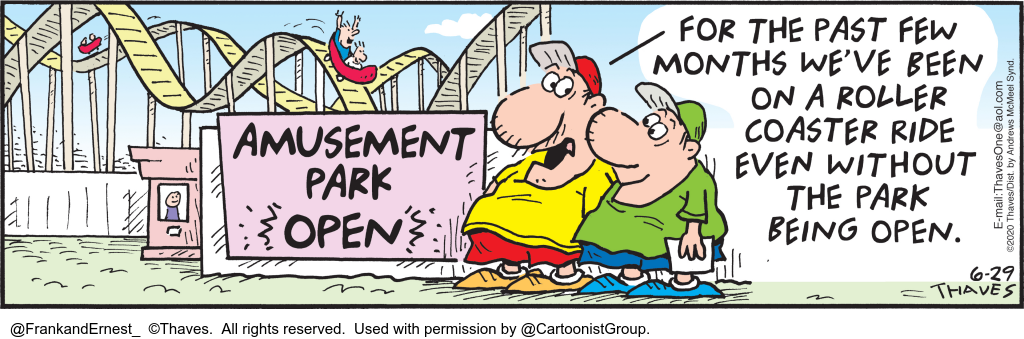 cartoonistgroup's tweet image. Today in @FrankandErnest_: #Quarantining!
This Frank and Ernest #cartoon is archival.
Checkout your local newspaper to see today’s #FrankandErnest about quarantining!
#QuarantineCartoons #newspapercomics #newspapercomic #newspapercartoons #newspapercartoon #cartoons