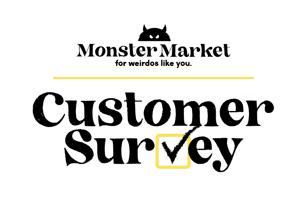 Monster__Market's tweet photo. If you've been to Monster Market before, I'd love to hear about your experience, and what kind of items you like best in the shop! Take this short Customer Survey to help make this year's Monster Market even better! https://t.co/Y7aesgA5c9 https://t.co/seAatq8Sow
