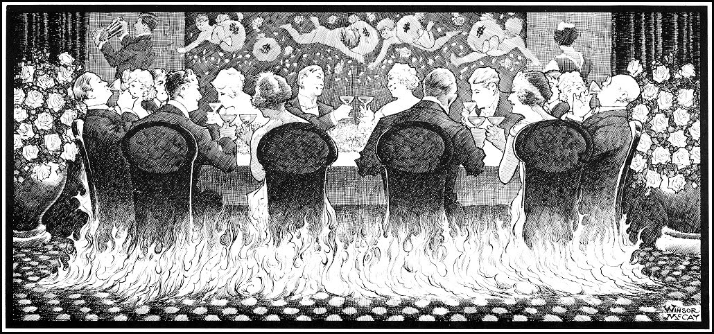 16. Genteel pleasures can hide hellish actions and consequences.