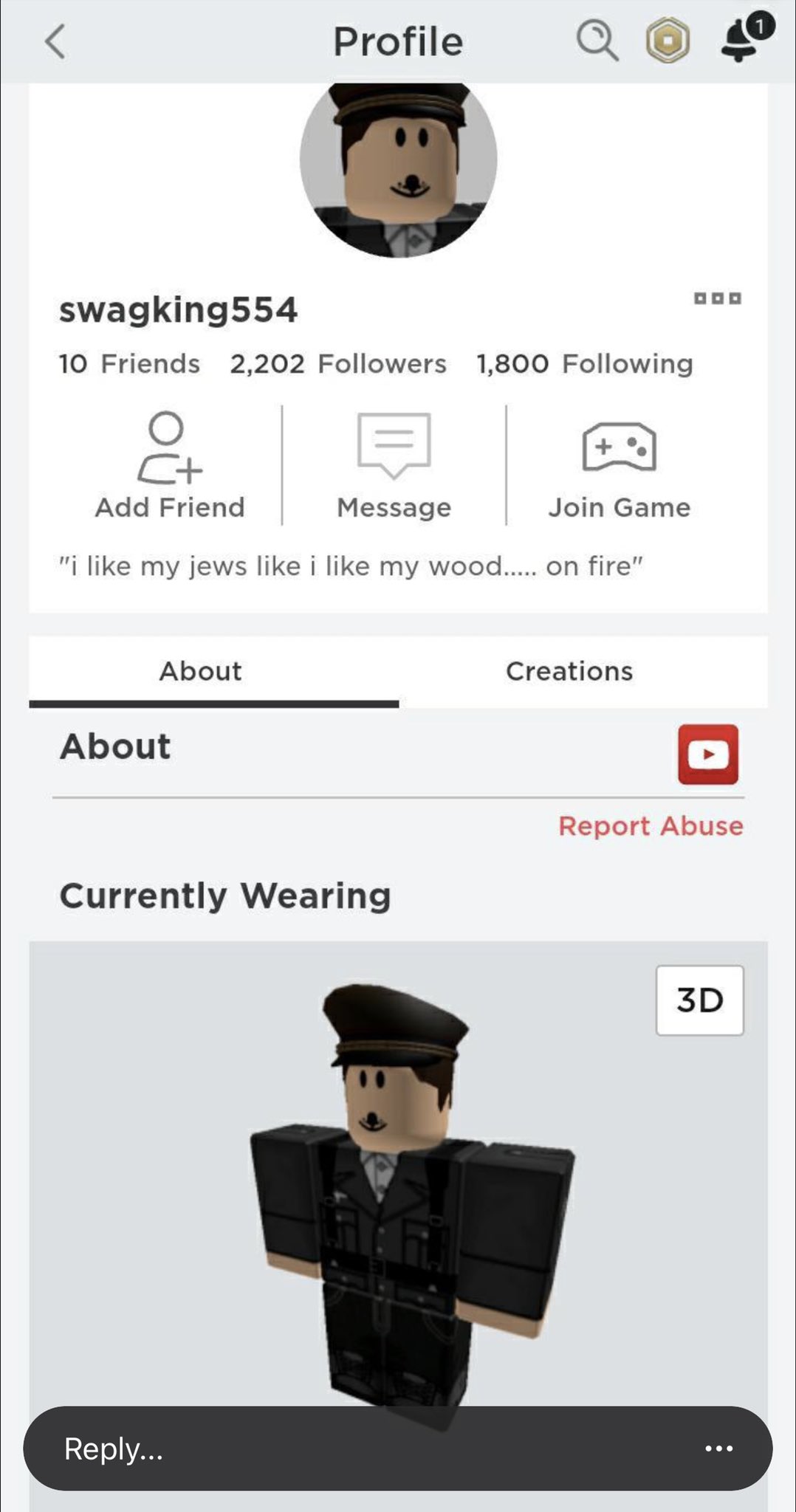 Anti-Semitism in Roblox: Roblox cam kết tôn trọng và bảo vệ quyền lợi của người chơi trong mọi hoàn cảnh. Hãy tham gia cùng chúng tôi và chung tay loại bỏ những hành vi kỳ thị sản phẩm tiêu cực trong cộng đồng ảo của chúng ta.