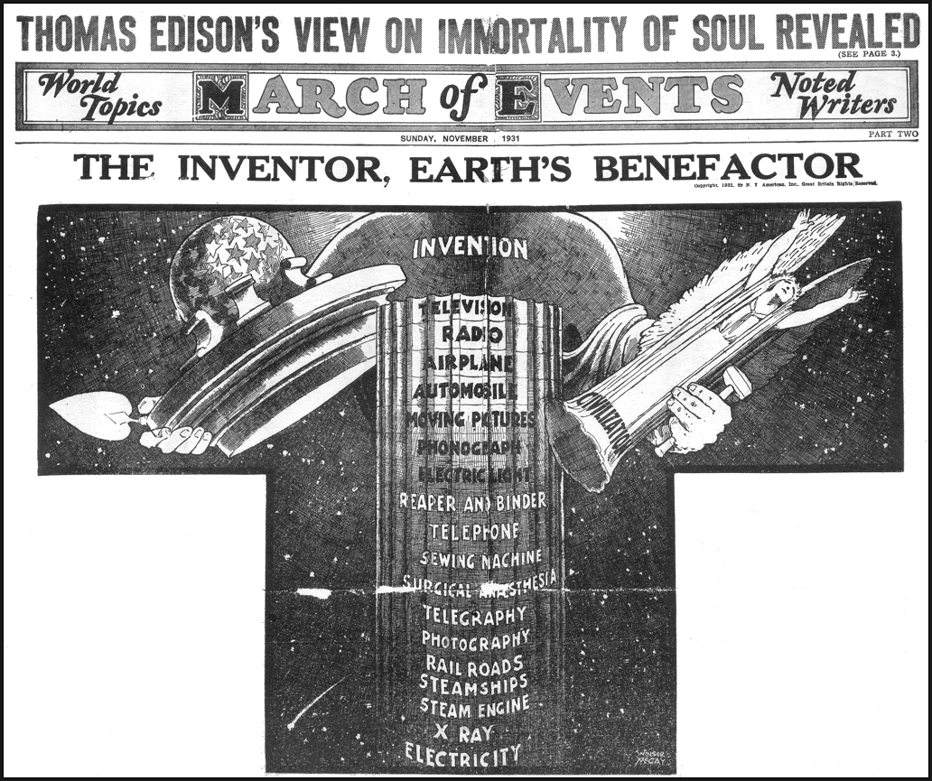 21. The inventor, earth's benefactor.