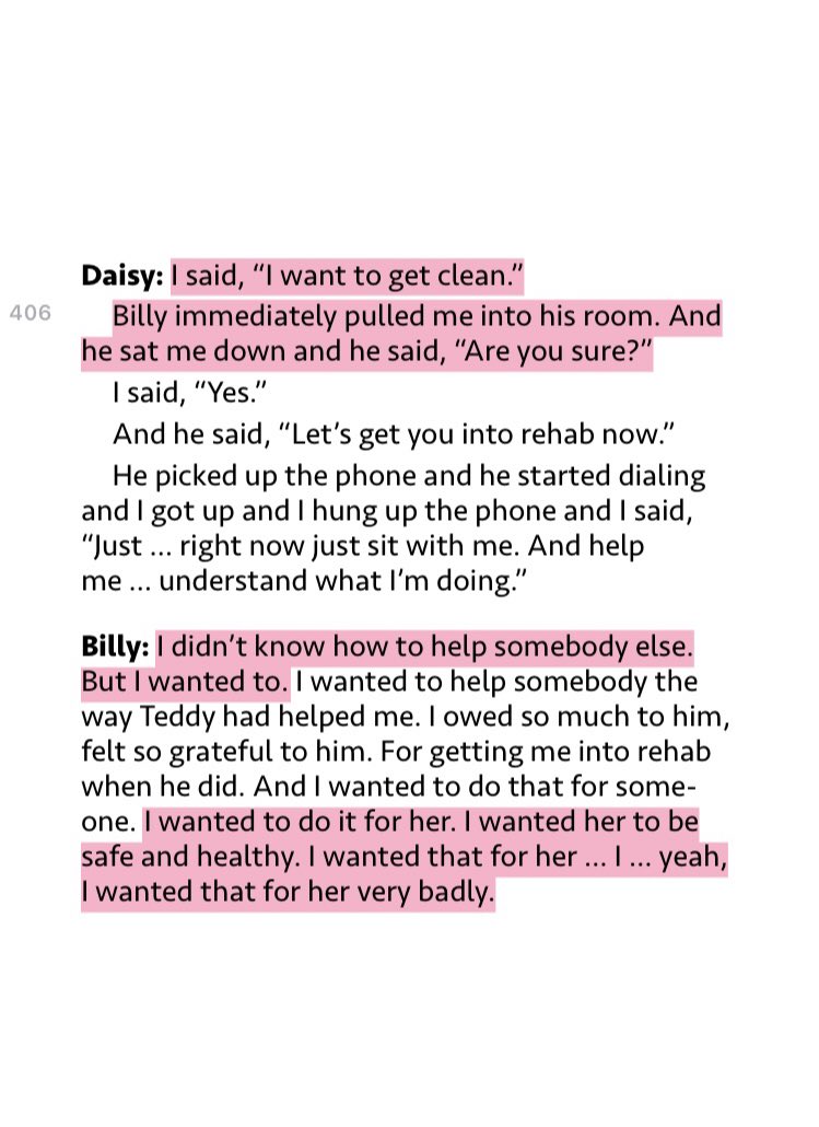 exile_____tw// addictionbilly understood and wanted to help daisy overcome her addiction