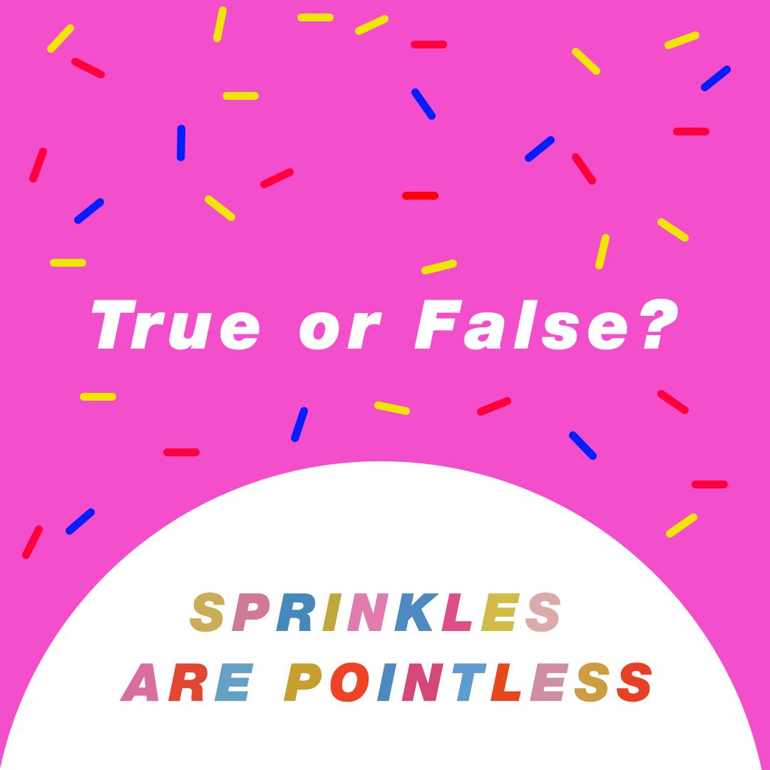 ecc_bloomington's tweet image. They add value to literally nothing. ⁣

Discuss.

#eccbloomington #sprinkles #yesorno