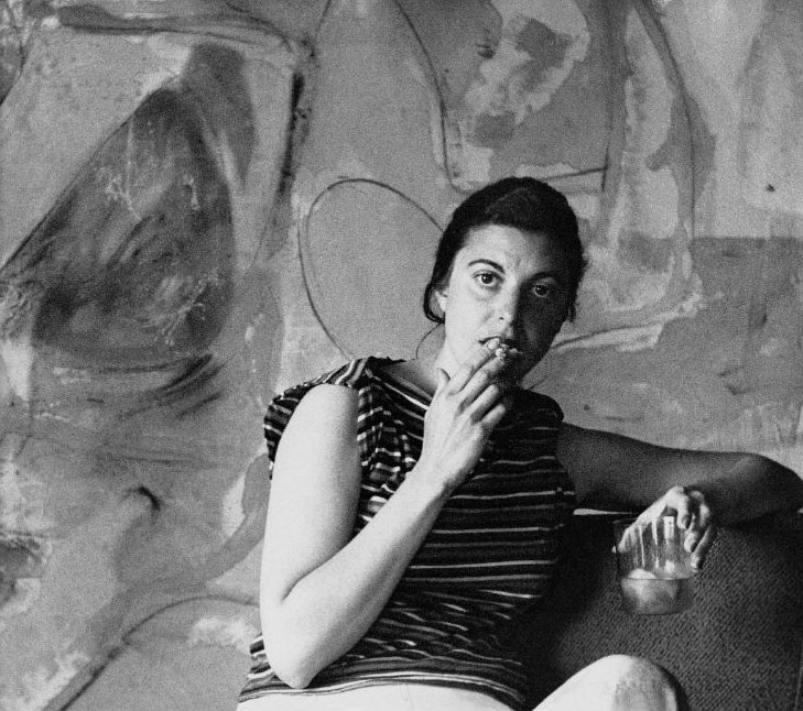 _bitchsword's tweet photo. Helen Frankenthaler was so cool https://t.co/eO9rQHgXRi
