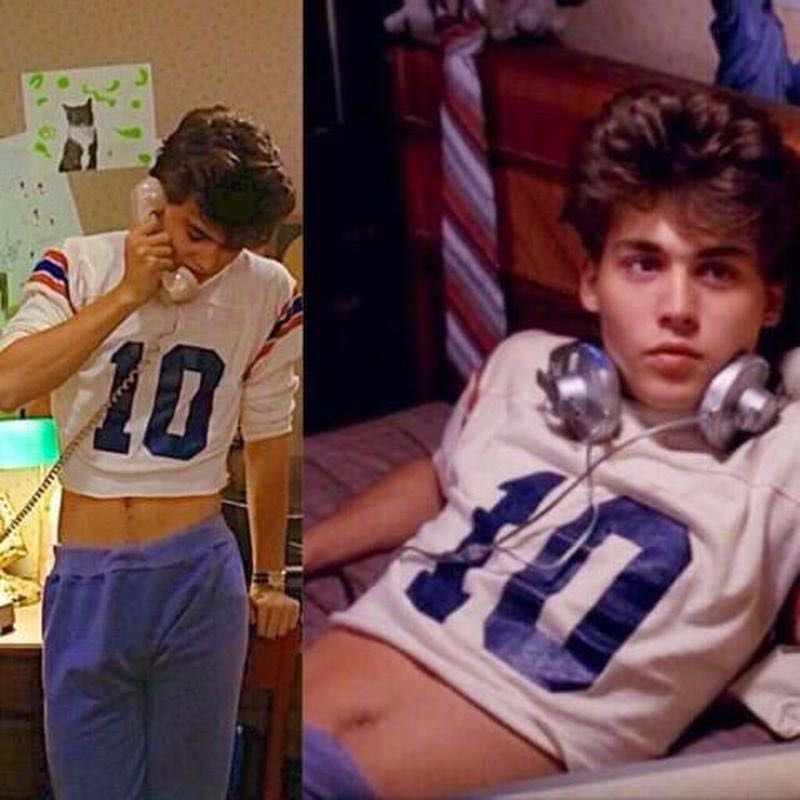 chloe_byrom's tweet photo. am i the only one who thinks guys wearing crop tops is attractive like look at them... just me? okay i’ll go:/ https://t.co/q07KYkKEqP