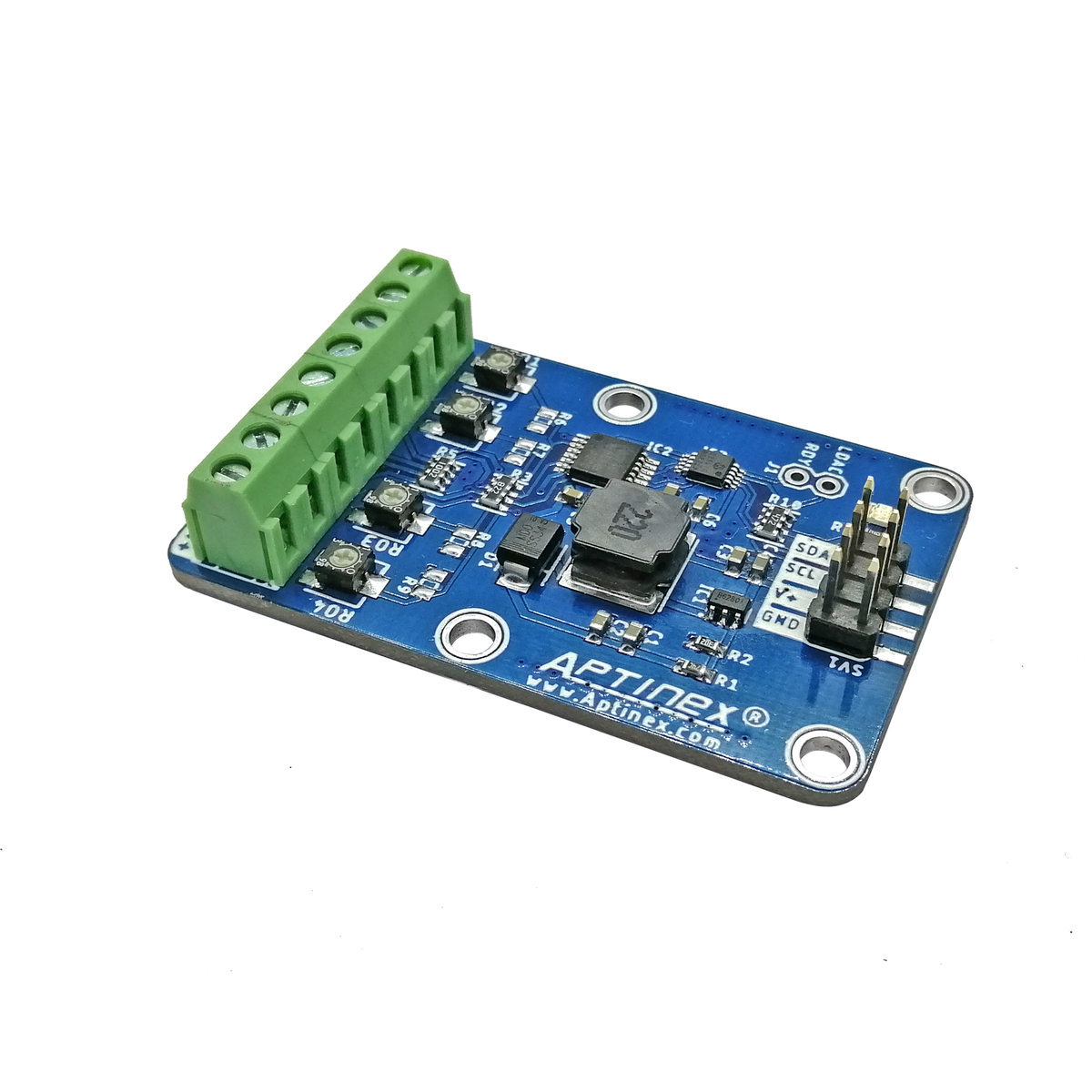 Aptinex's tweet photo. The DA4C010BI by #aptinex is a I2C high-resolution digital to analog converter (DAC) capable of generating 4 x 0-5V voltage outputs. 
https://t.co/L7KgZsd8ei
#electronics #technology #tech  #gadgets #electronic #arduino #electrical #robotics  #raspberrypi #electricalengineering https://t.co/WBym0fCGrT