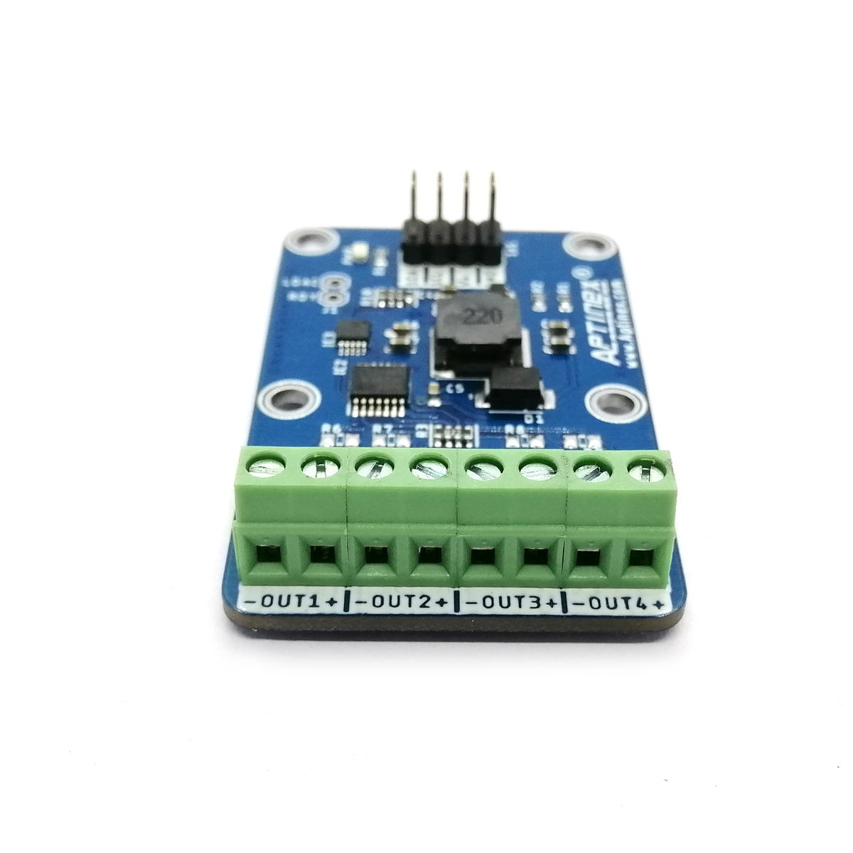 Aptinex's tweet photo. The DA4C010BI by #aptinex is a I2C high-resolution digital to analog converter (DAC) capable of generating 4 x 0-5V voltage outputs. 
https://t.co/L7KgZsd8ei
#electronics #technology #tech  #gadgets #electronic #arduino #electrical #robotics  #raspberrypi #electricalengineering https://t.co/WBym0fCGrT