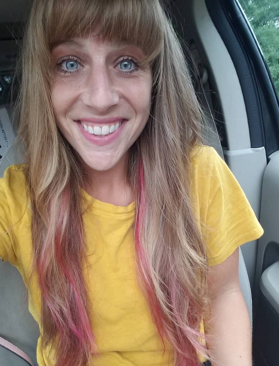 JennyDickson222's tweet photo. I did a thing &amp; I may never go back!
Pic 1 shows underneath highlights popping!
Pic 2 shows how it'll look w/ hair normal-like #loveit !
 #pinkhighlights #1sttimeeverdyingmyhair https://t.co/u3Z6gNbqNn