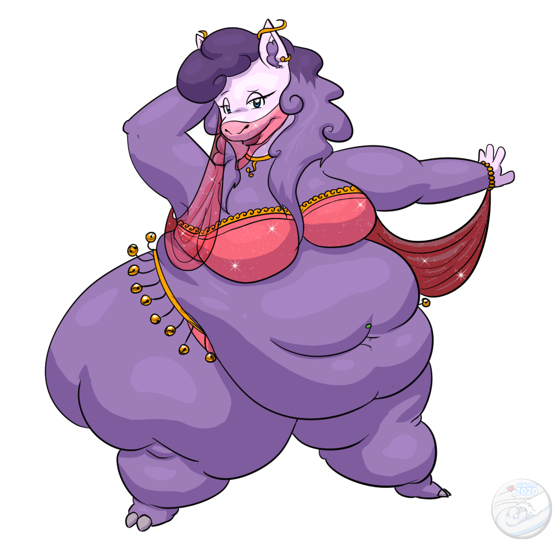 GLWuffie's tweet photo. Bountiful Belly Dancer

Commission for @OlivertheFox w/ their character Ophilia showing the belly in belly dancing~

~GL https://t.co/0JBwMMQvWd