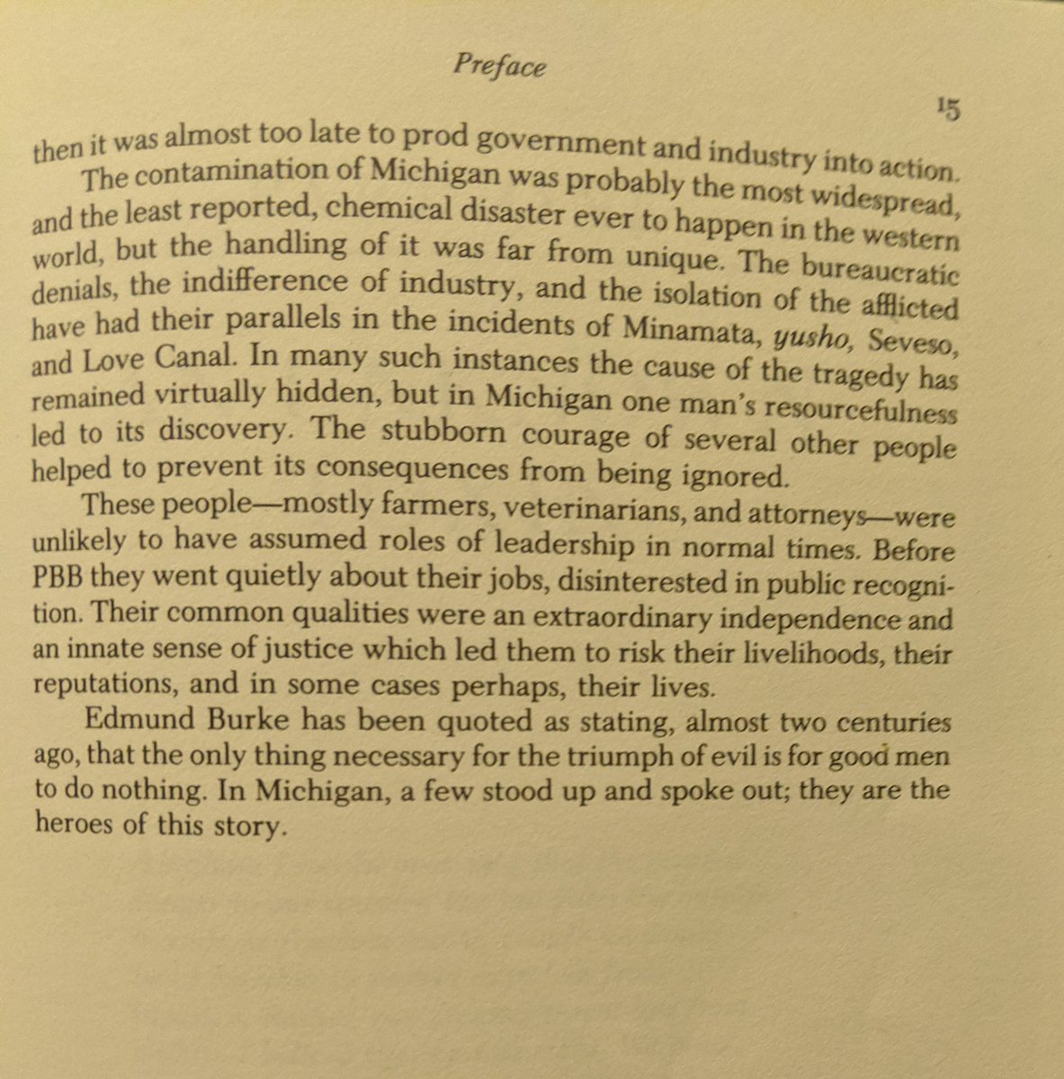 Why Michigan's PBB crisis is relevant today, part 2