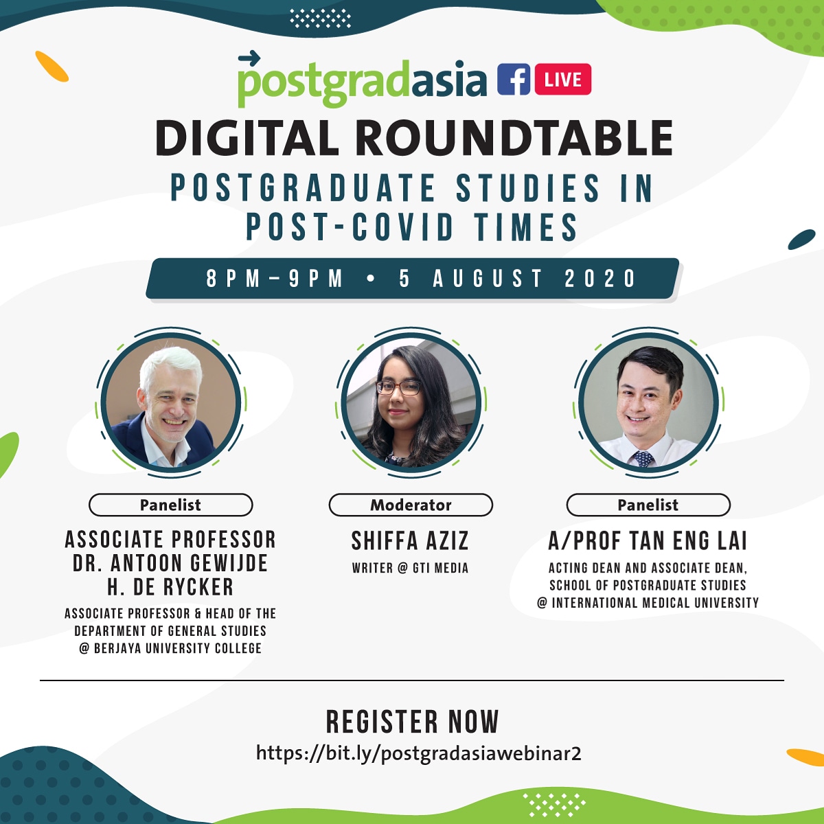 gradmalaysiaMY's tweet image. Fundings &amp;amp; halted research are definitely your worries in this uncertain time. Join us in our next Digital Roundtable as we talk about it.

Register @ bit.ly/postgradasiawe…

#postgradasia
#postgradwebinar
#student
#postgradlife